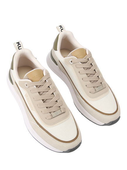 KG Kurt Geiger Jackson Lace Up Trainers, Neutral/Multi - view 2, Neutral/Multi