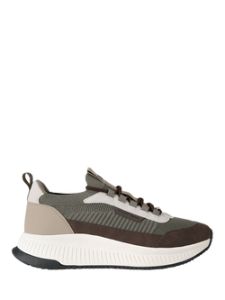 KG Kurt Geiger Jasper Lace Up Trainers, Light Grey