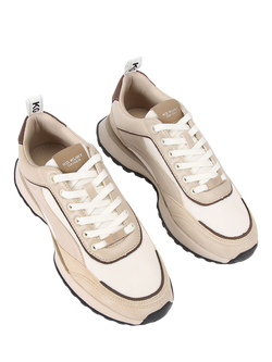 KG Kurt Geiger Kai Lace Up Trainers - view 2, Cream