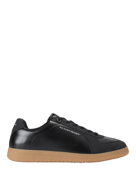 KG Kurt Geiger Lindon Lace Up Trainers, Black, Black