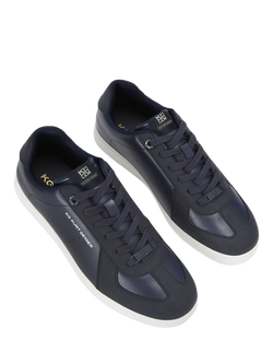 KG Kurt Geiger Lindon Lace Up Trainers, Navy - view 2, Navy