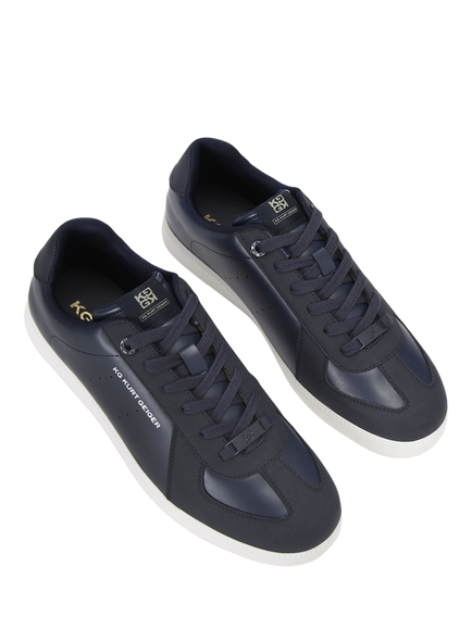 KG Kurt Geiger Lindon Lace Up Trainers, Navy - view 2, Navy
