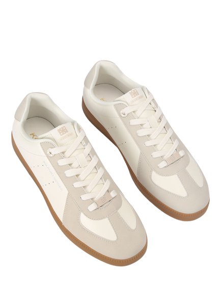 KG Kurt Geiger Lindon Lace Up Trainers, White/Multi - view 2, White/Multi