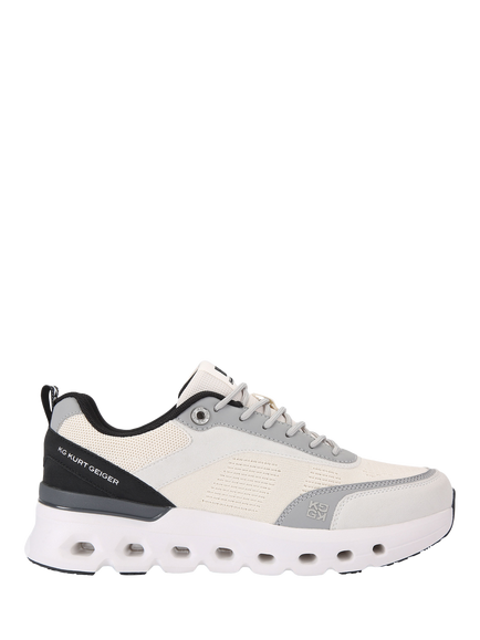 KG Kurt Geiger Logan Lace Up Trainers, White/Multi, White/Multi