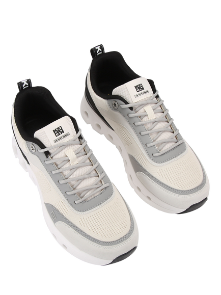 KG Kurt Geiger Logan Lace Up Trainers, White/Multi - view 2, White/Multi