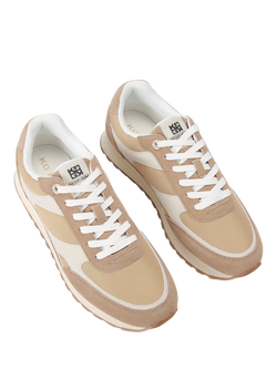 KG Kurt Geiger Luca Lace Up Trainers, Neutral/Multi - view 2, Neutral/Multi