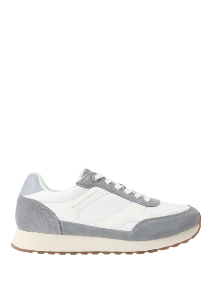 KG Kurt Geiger Luca Lace Up Trainers, Neutral/Multi, White/Multi