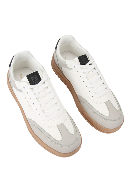 KG Kurt Geiger Raiden Lace Up Trainers, White/Multi - view 2, White/Multi