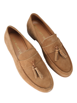 KG Kurt Geiger Reggie 2 Suede Loafers, Tan - view 2, Tan