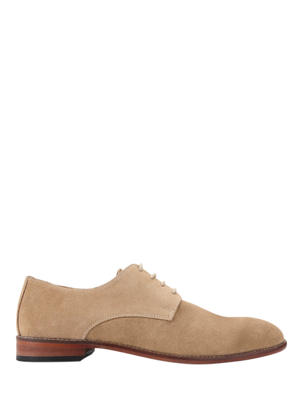KG Kurt Geiger Reuben Suede Formal Oxford Shoes, Beige, Beige