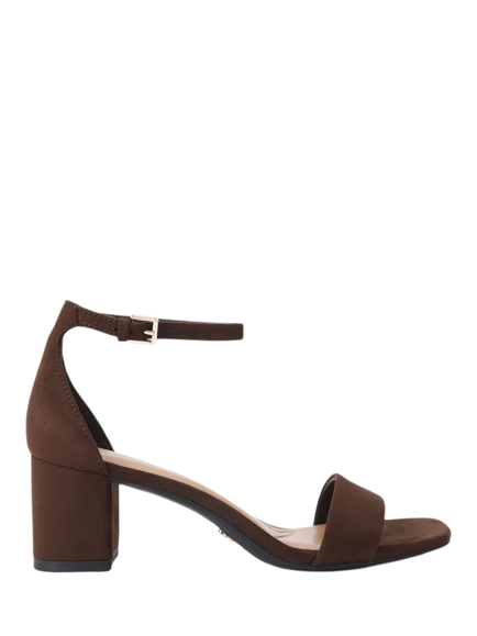 KG Kurt Geiger Marcy Block Heel Sandals, Brown, Brown