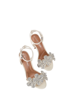 KG Kurt Geiger Saskia Stiletto Sandals, Putty - view 2, Putty