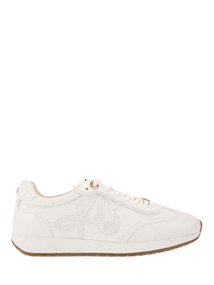 KG Kurt Geiger Lala Lace Up Trainers, White/Multi, White Multi White