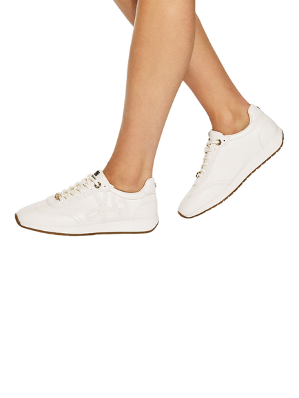 KG Kurt Geiger Lala Lace Up Trainers, White/Multi - view 2, White Multi White