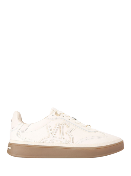 KG Kurt Geiger Leena Lace Up Trainers, White, White
