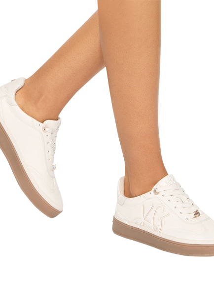 KG Kurt Geiger Leena Lace Up Trainers, White - view 2, White