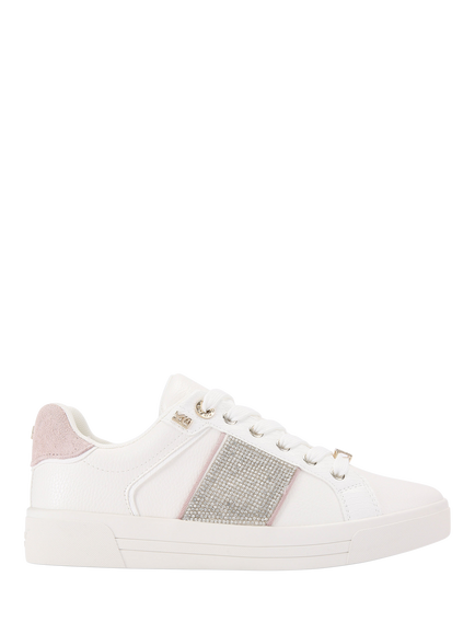 KG Kurt Geiger Lillian Bling Trainers, White, White