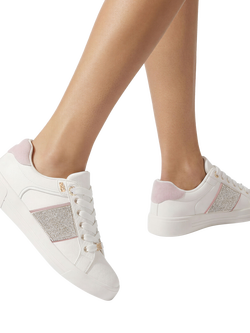 KG Kurt Geiger Lillian Bling Trainers, White - view 2, White