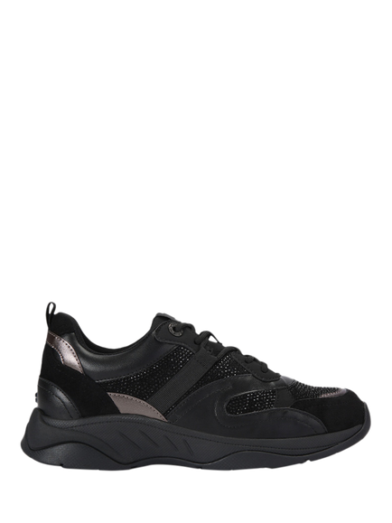 KG Kurt Geiger Louisiana Embellished Trainers, Black, Black