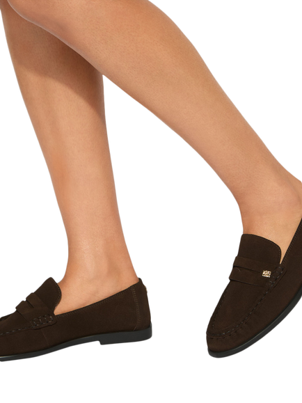 KG Kurt Geiger Mae Suede Loafers, Brown - view 2, Brown