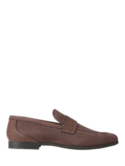 Kurt Geiger London Aldgate Flex Nubuck Loafers, Brown, Brown