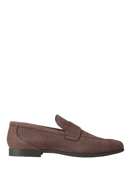 Kurt Geiger London Aldgate Flex Nubuck Loafers, Brown, Brown