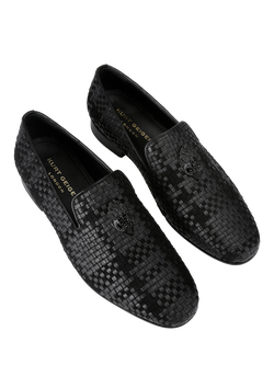 Kurt Geiger London Ace Stud Leather Loafers, Black - view 2, Black