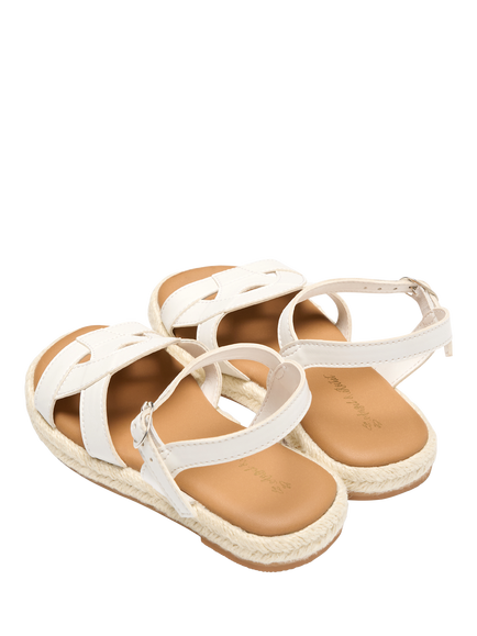 Angel & Rocket Kids' Open Toe Sandals, White - view 2, White