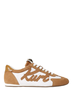 Kurt Geiger London Kurt Islington Lace Up Trainers, Brown/White, Brown/White