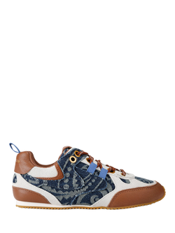 Kurt Geiger London Denim Slim Runner Trainers, Multi, Multi