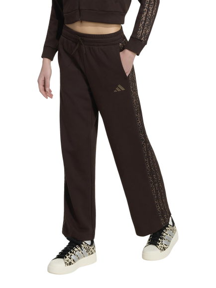 adidas Kids' Loose Fit Animal Trousers, Aurora Coffee/Multicolour/Earth Strata, Aurora Coffee/Multicolour/Earth Strata