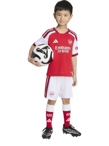 adidas Kids' Arsenal FC 26/27 Home Football Set, Better Scarlet, Better Scarlet
