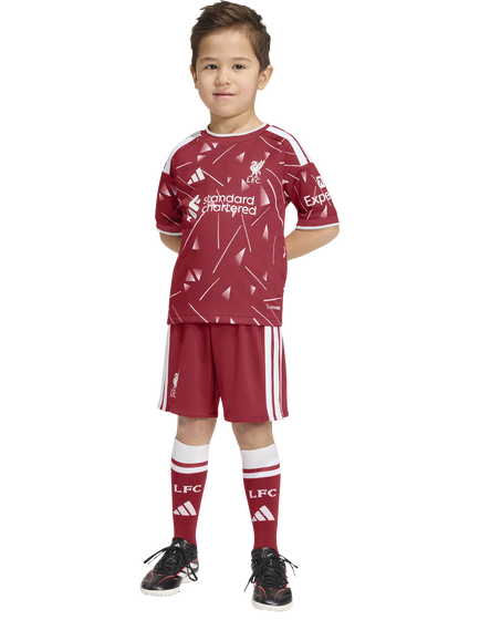 adidas Kids' Liverpool FC 26/27 Home Football Kit, Active Maroon, Active Maroon