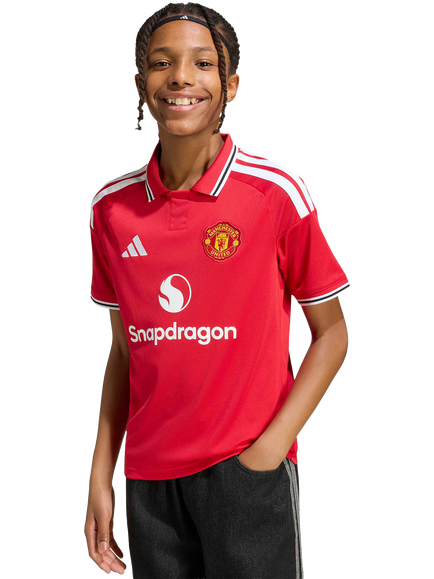 adidas Kids' Manchester United 26/27 Home Football Jersey, Mufc Red, Mufc Red