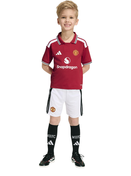 adidas Kids' Manchester United 26/27 Home Football Set, Mufc Red, Mufc Red