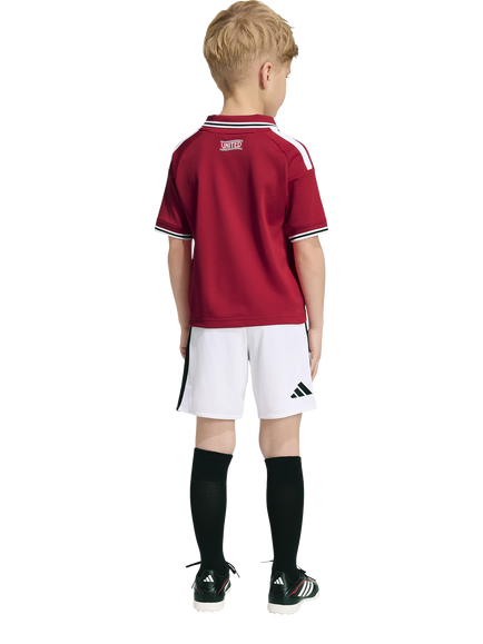 adidas Kids' Manchester United 26/27 Home Football Set, Mufc Red - view 2, Mufc Red