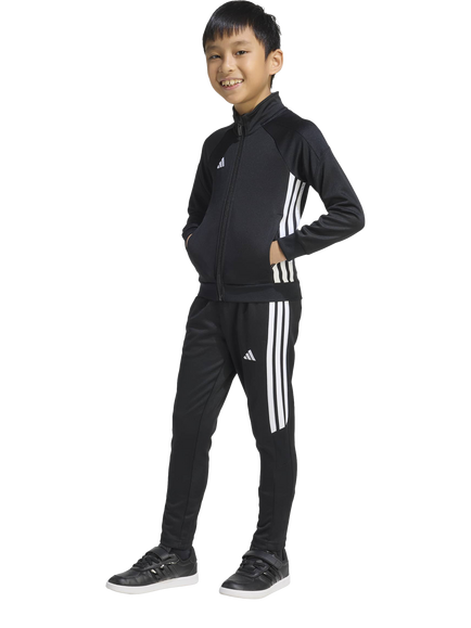 adidas Kids' Tiro 26 Essentials Tracksuit, Black/White, Black/White