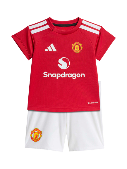 adidas Baby Manchester United 26/27 Home Football Kit, Mufc Red, Mufc Red