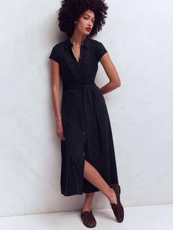 Boden Marcia Jersey Shirt Dress, Navy, Navy