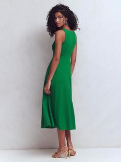 Boden Sleeveless Ponte Dress containing LENZING™ ECOVERO™ Viscose, Fresh Green - view 2, Fresh Green