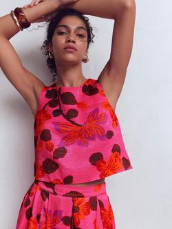 Boden Bloom Floral Shell Top, Multi, Multi