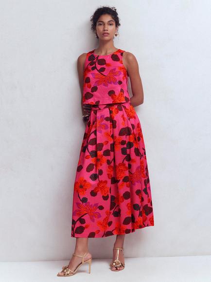 Boden Verity Blossom Maxi Skirt, Multi, Multi
