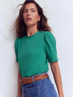 Boden Ali Scalloped Edge T-Shirt, Parasailing