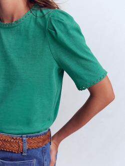 Boden Ali Scalloped Edge T-Shirt - view 2, Parasailing
