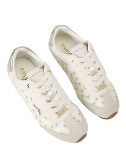 Carvela Tivoli Daisy Trainers, White - view 2, White