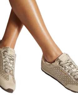 Carvela Tivoli Laser Trainers, Gold - view 2, Gold