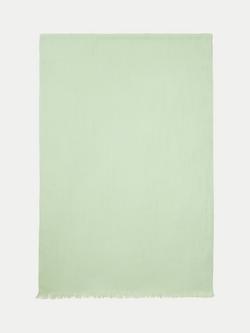 Jigsaw Wool Silk Pashmina Scarf, Light Green, Light Green