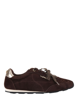 Carvela Tivoli Suede Trainers, Brown Dark, Brown Dark