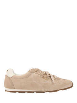 Carvela Tivoli Suede Trainers, Natural Beige, Natural Beige