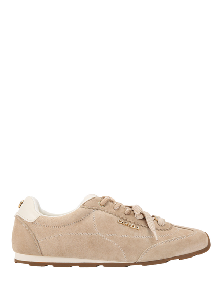 Carvela Tivoli Suede Trainers, Natural Beige, Natural Beige